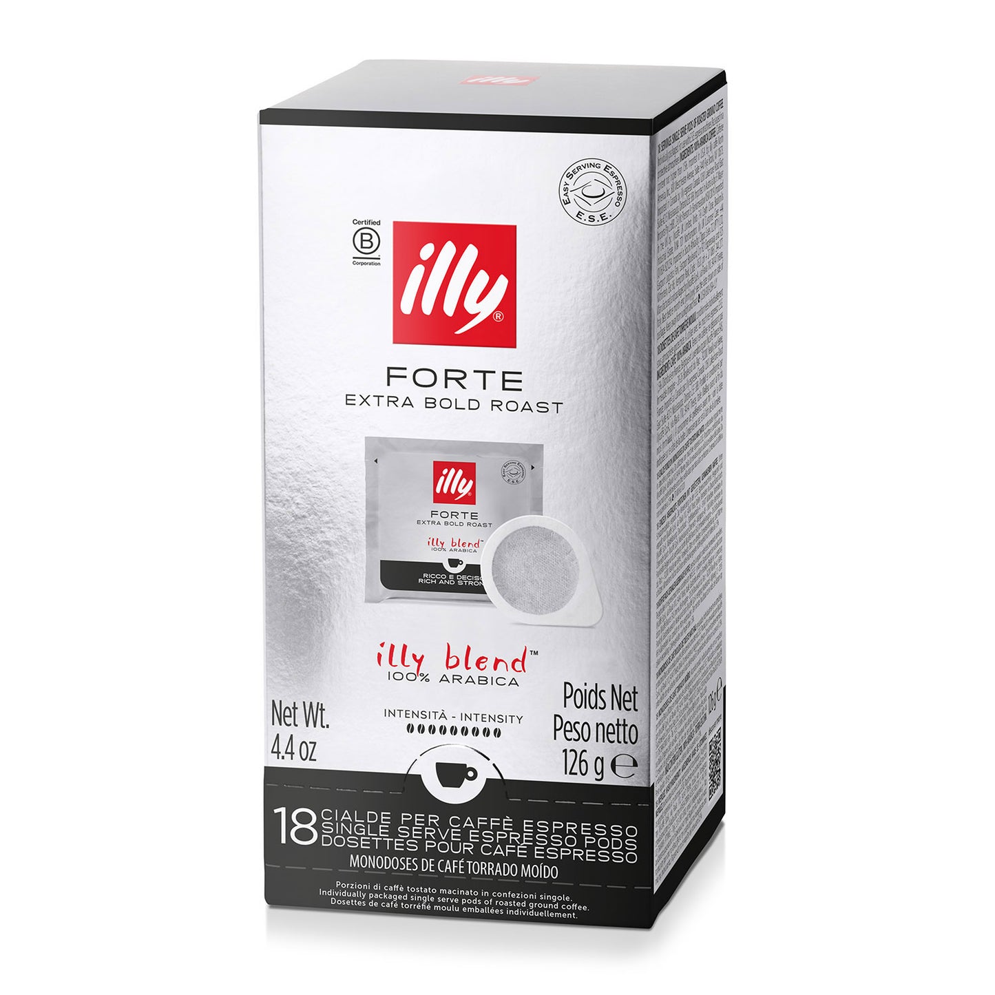 illy E.S.E. servings FORTE - 12 x 18 koffiepads
