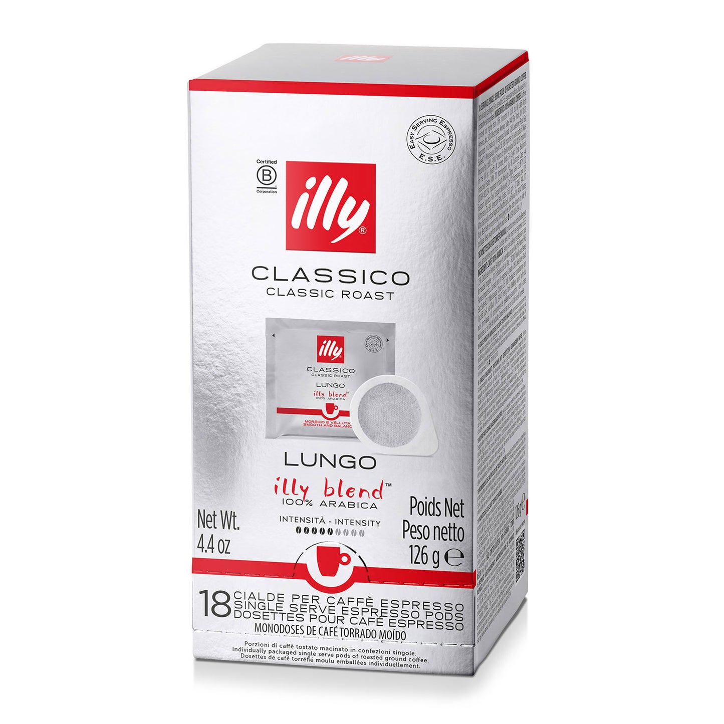 illy E.S.E. servings LUNGO - 18 koffiepads
