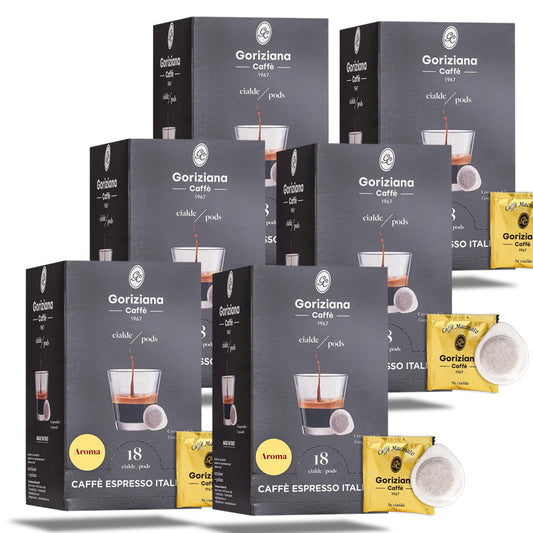 Goriziana Caffè E.S.E. servings POD AROMA - 12 x 18 koffiepads