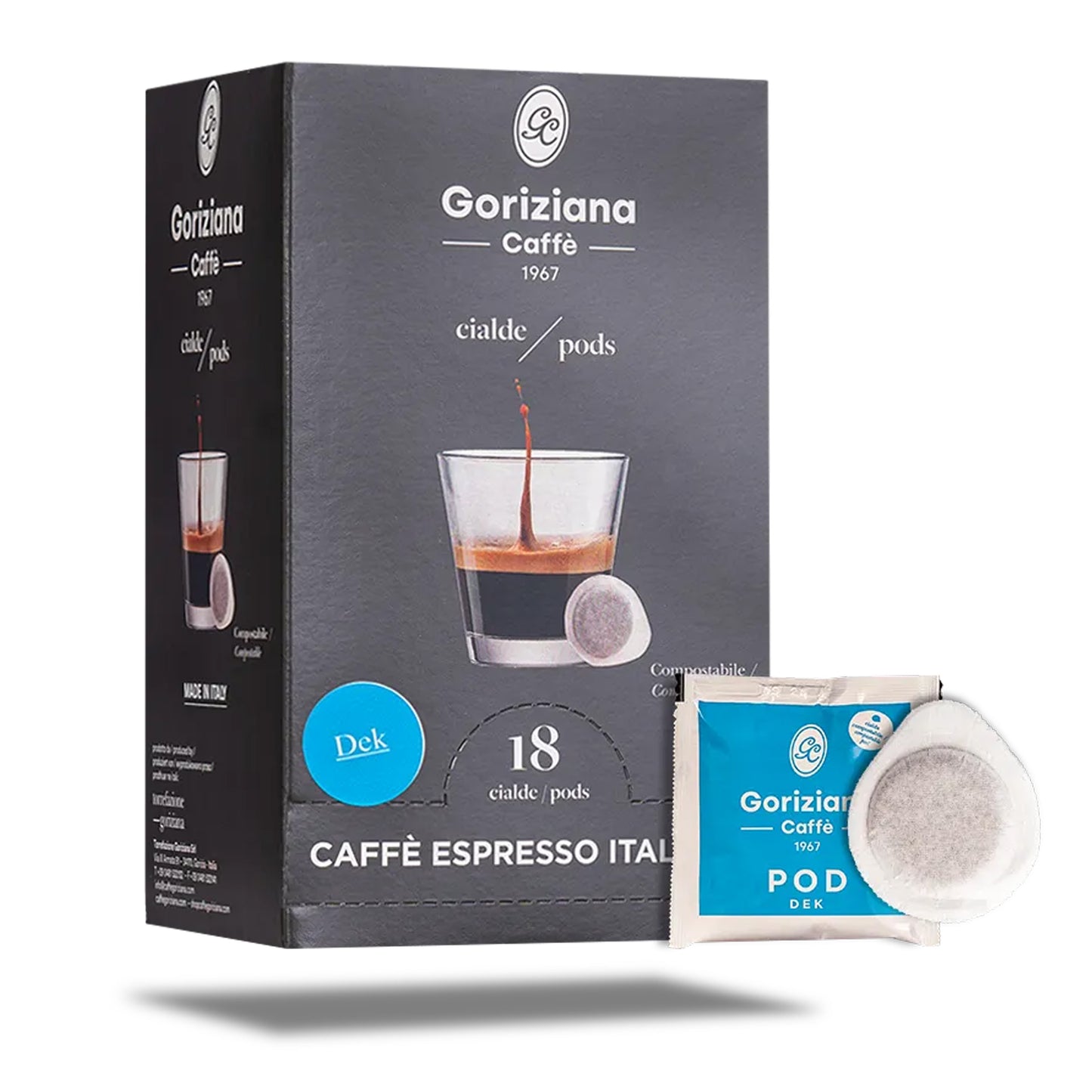 Goriziana Caffè E.S.E. servings POD DEK - 12 x 18 koffiepads