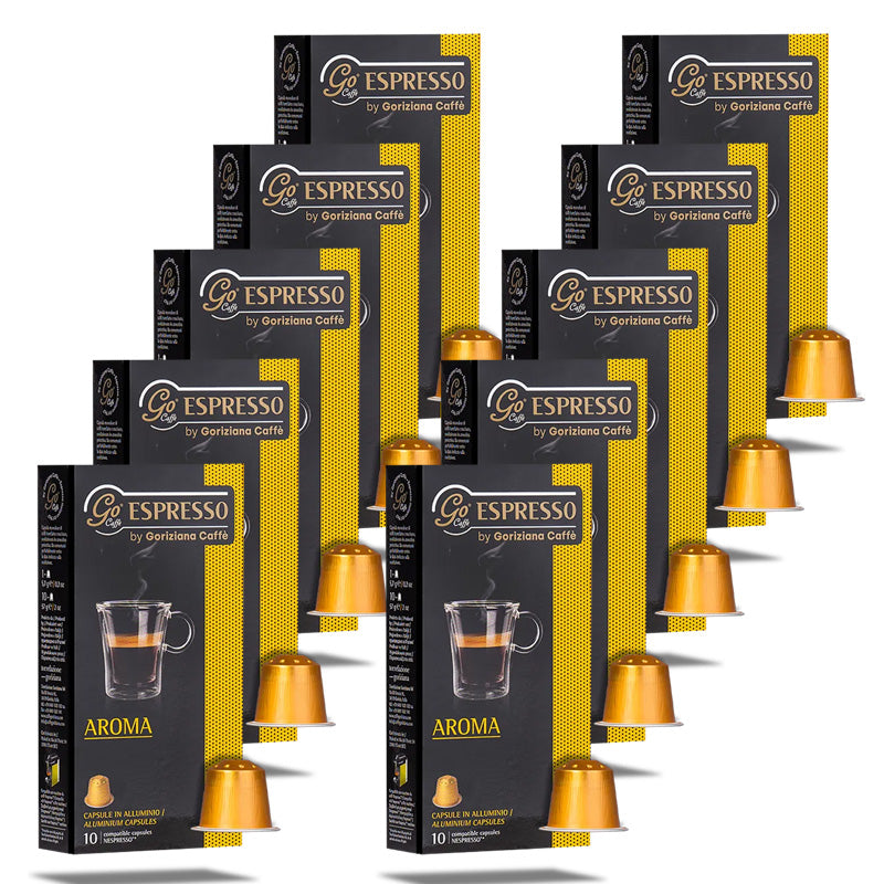 Go Caffè Nespresso® compatible AROMA - 10 x 10 capsules