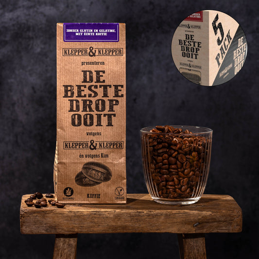 Koffiedropjes van Klepper & Klepper 5 x 200 gram