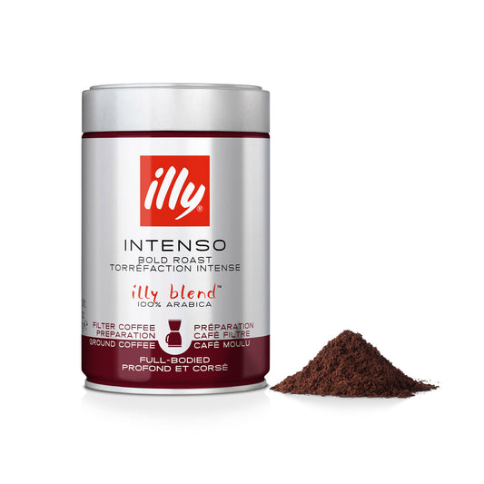illy gemalen filterkoffie INTENSO - 250 gram
