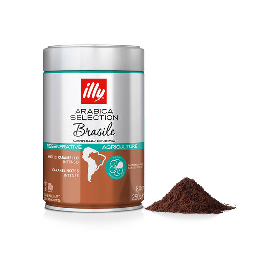 illy gemalen filterkoffie BRASILE Cerrado Meneiro - 250 gram