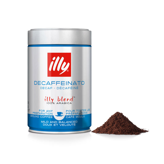 illy gemalen espressokoffie CAFEÏNEVRIJ - 250 gram