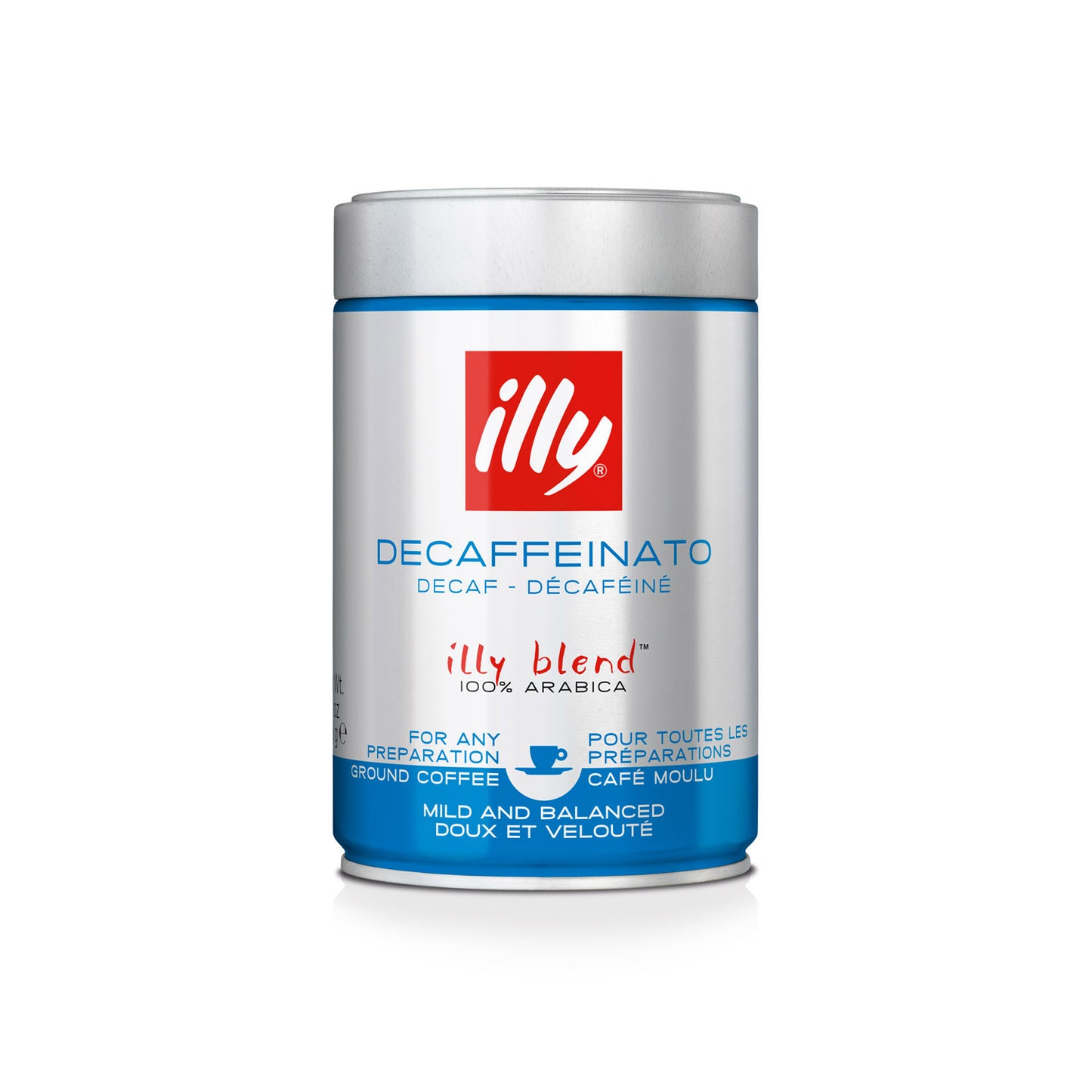 illy gemalen espressokoffie CAFEÏNEVRIJ - 6 x 250 gram