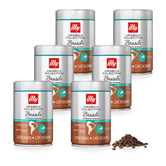 illy espresso koffiebonen BRAZIL Cerrado Meneiro - 6 x 250 gram