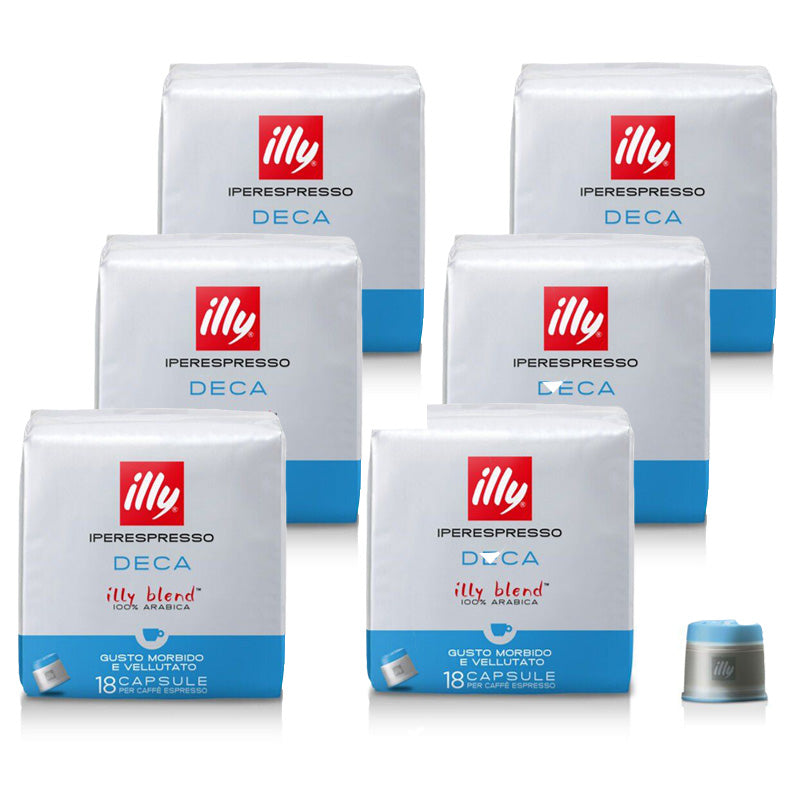 illy Iperespresso CAFEÏNEVRIJ - 6 x 18 capsules