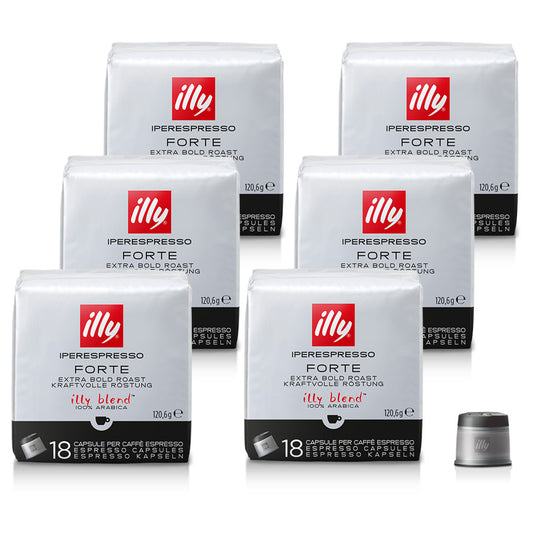 illy Iperespresso FORTE - 6 x 18 capsules