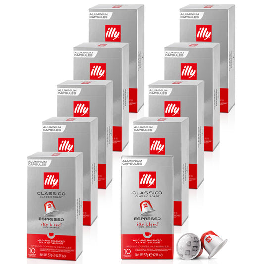 illy Nespresso® compatible CLASSICO - 10 x 10 capsules