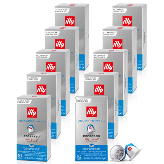 illy Nespresso® compatible DECAFFEINATO - 10 x 10 capsules