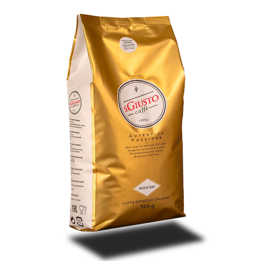 S. Giusto Caffè bonen DOLCE BAR - zak á 1000 gram