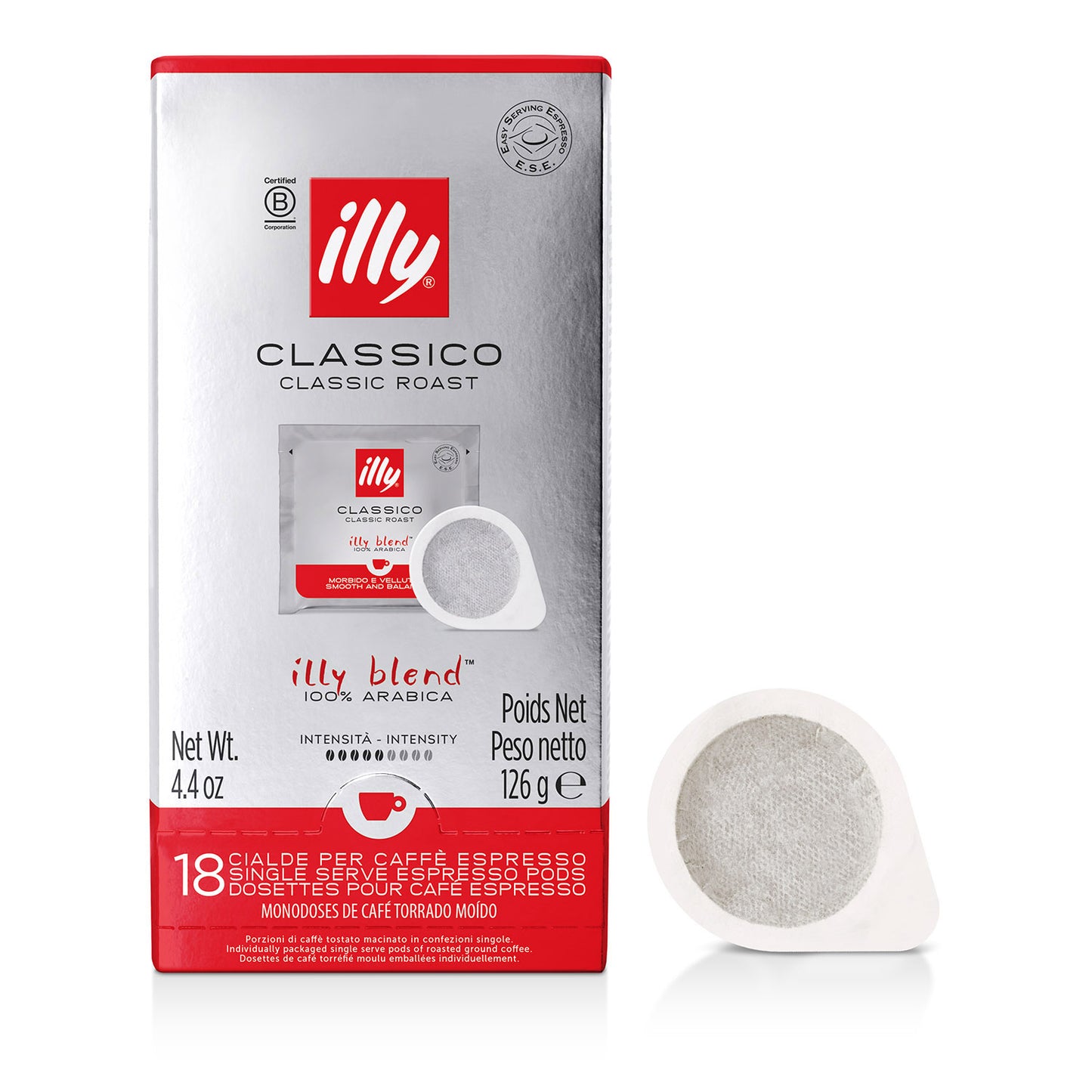 illy E.S.E. servings CLASSICO - 6 x 18 koffiepads