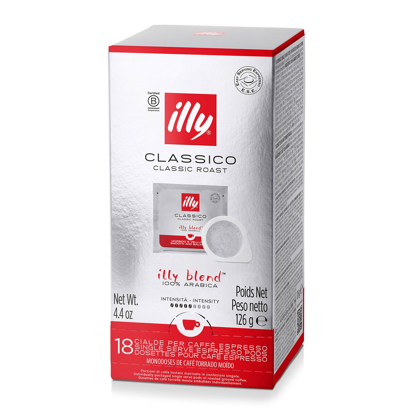 illy E.S.E. servings CLASSICO - 6 x 18 koffiepads