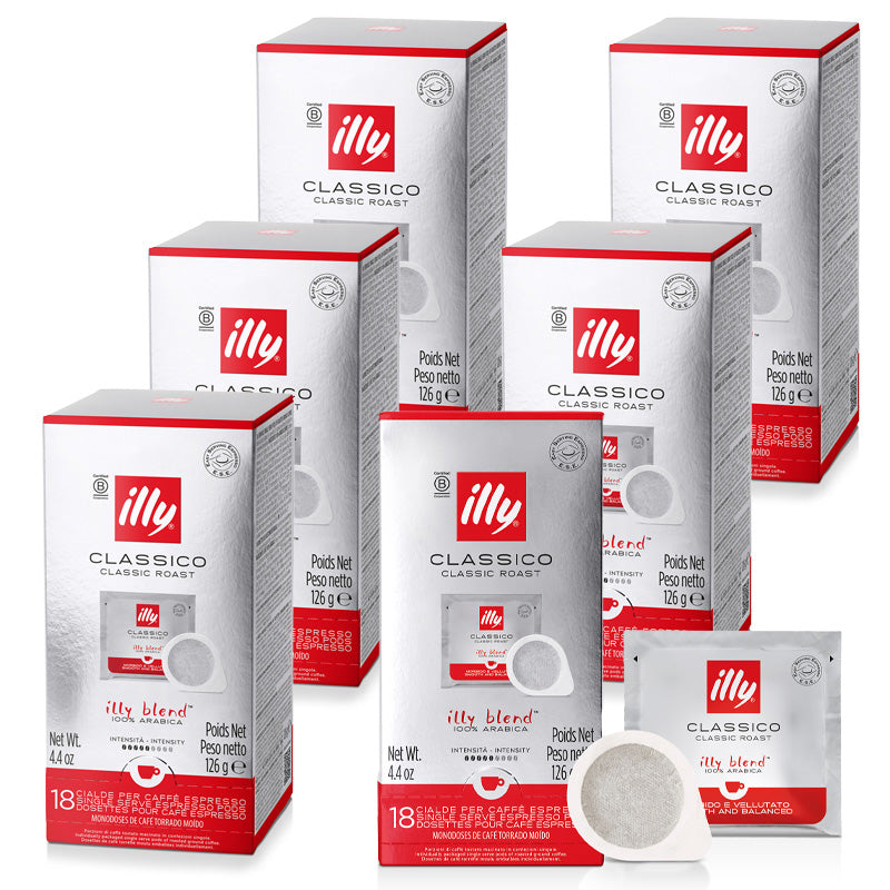 illy E.S.E. servings CLASSICO - 6 x 18 koffiepads