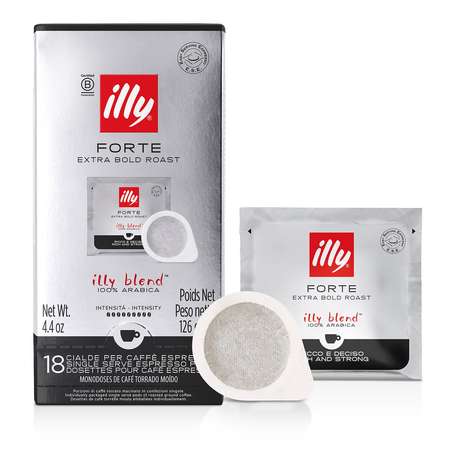 illy E.S.E. servings FORTE - 12 x 18 koffiepads