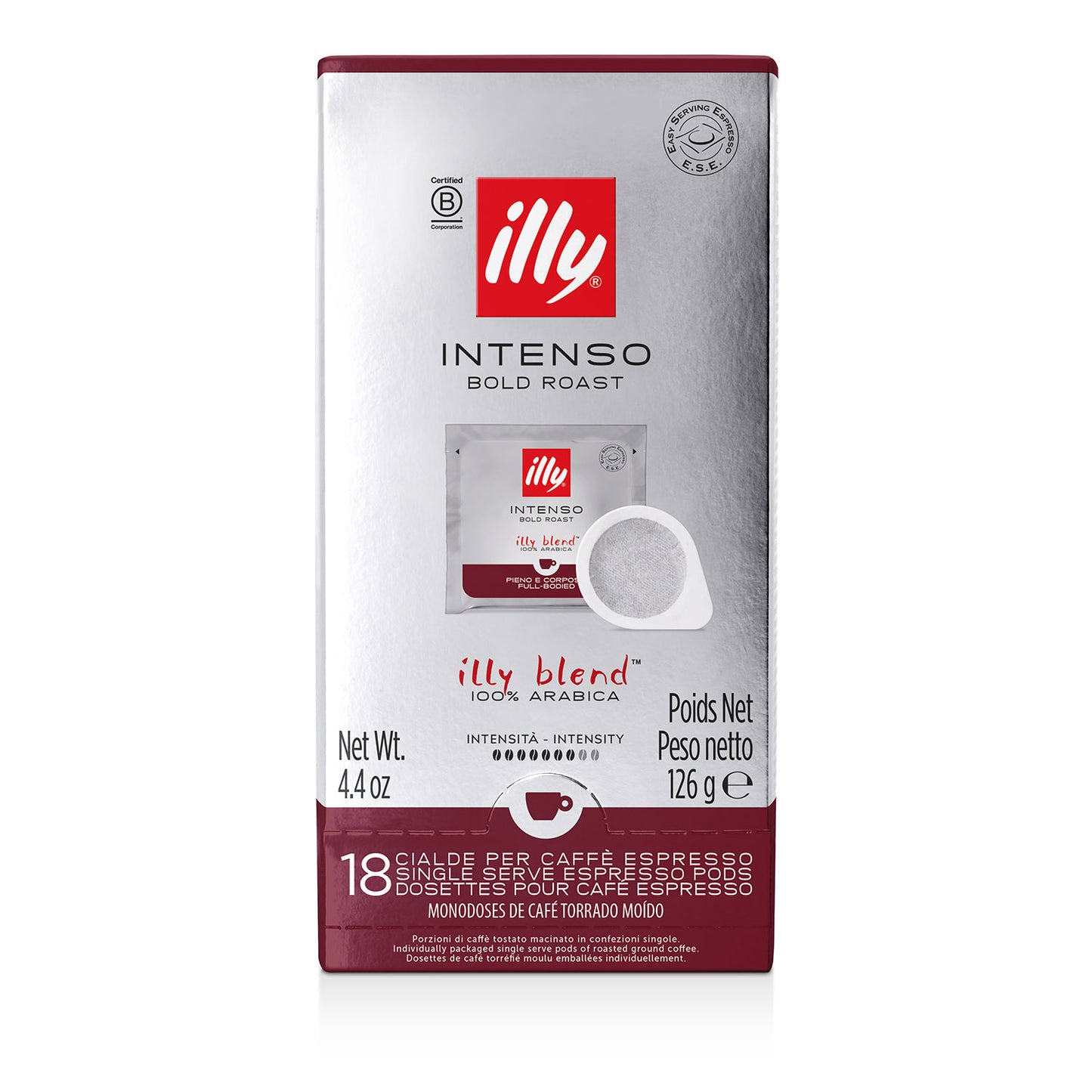 illy E.S.E. servings INTENSO - 12 x 18 koffiepads