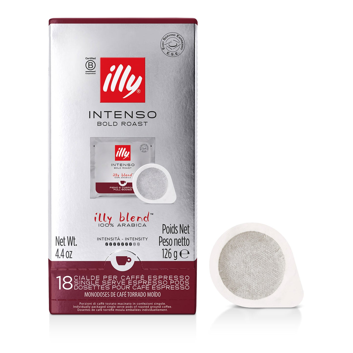 illy E.S.E. servings INTENSO - 12 x 18 koffiepads