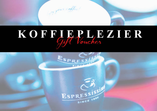 Koffieplezier Gift Voucher – Espressissimo cadeaubon
