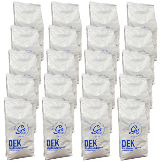 Go Caffè bonen DEK - 20 x zak á 500 gram