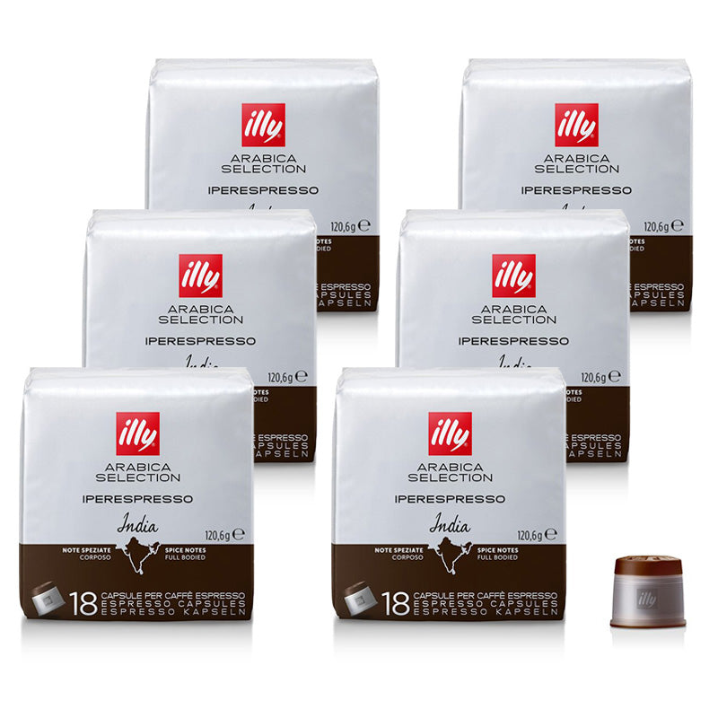Illy Iperespresso INDIA - 6 x 18 capsules