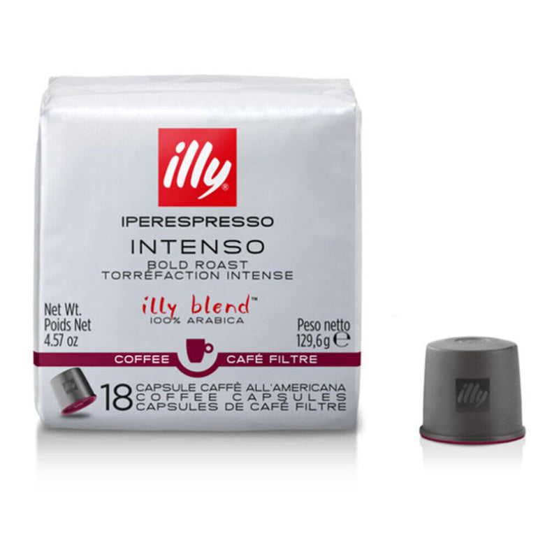 illy Iperespresso INTENSO filtermaling - 6 x 18 capsules